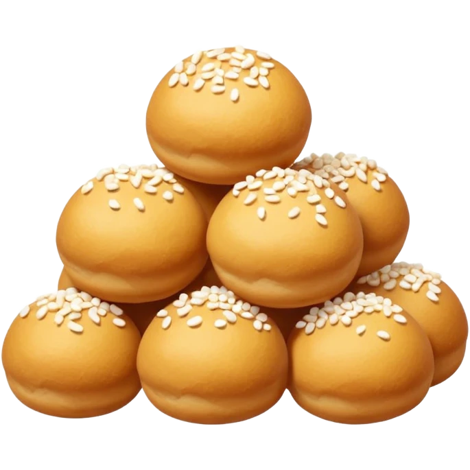 Mini sugar covered dough balls emoji