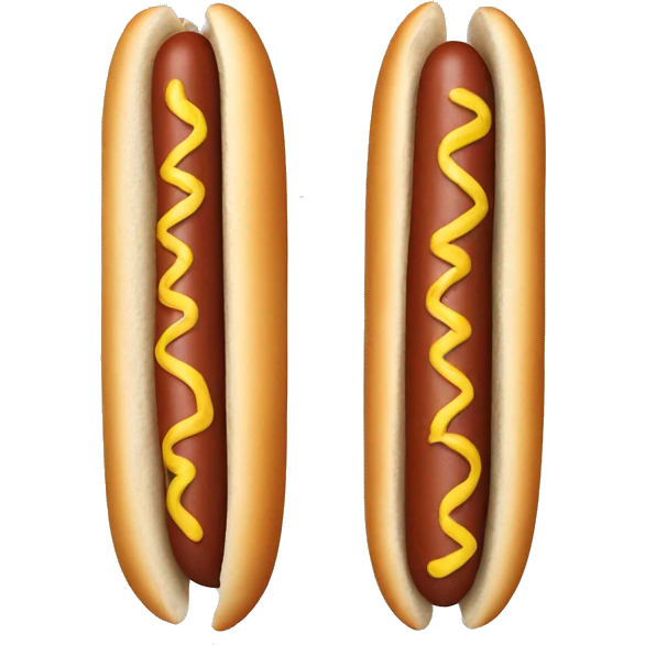 Hot dog in a bikini  emoji