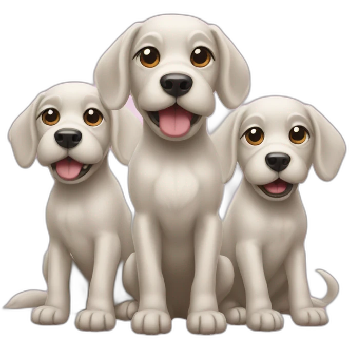  Three headed dog emoji