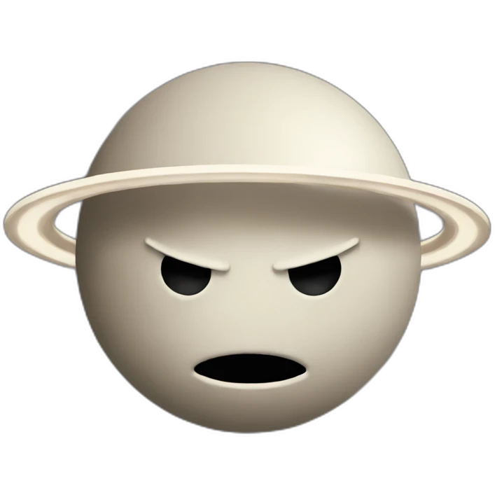 Mad Saturn emoji