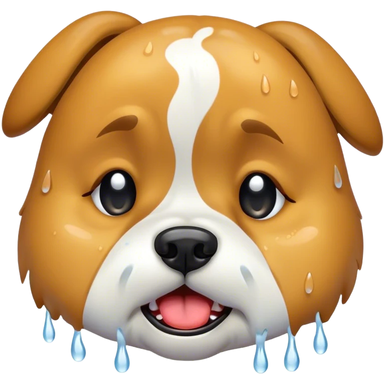 Dog crying  emoji