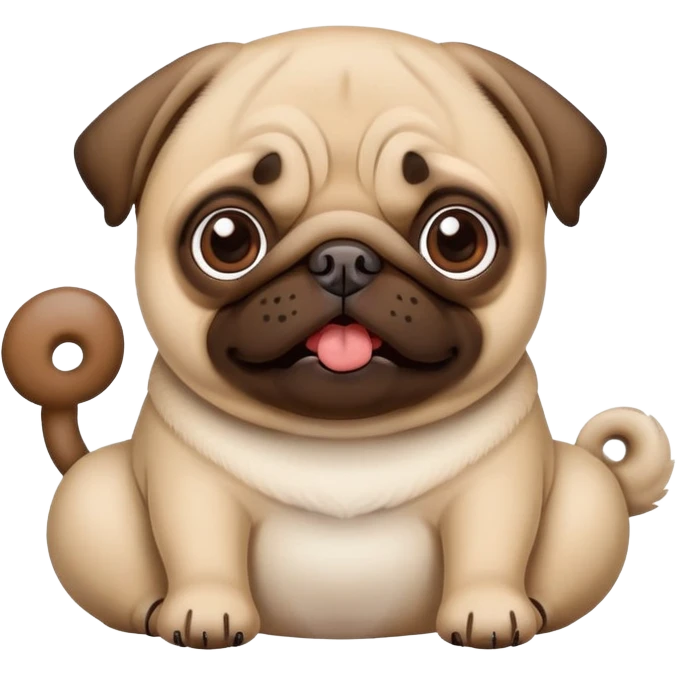 pug saying haha  emoji