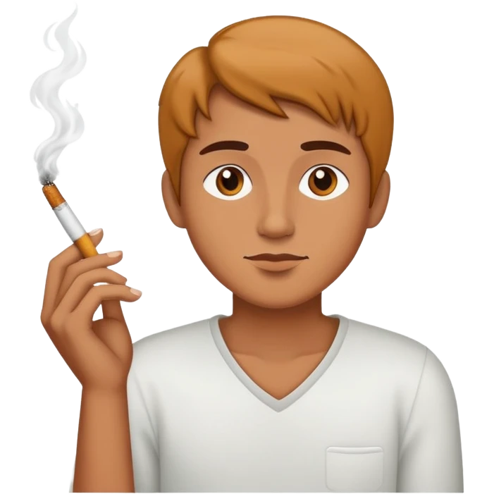 tung tung sahur with a cigarette  emoji