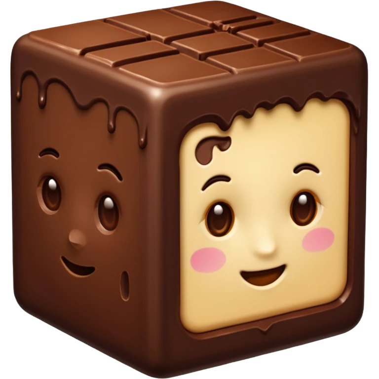 Chocolate piece emoji