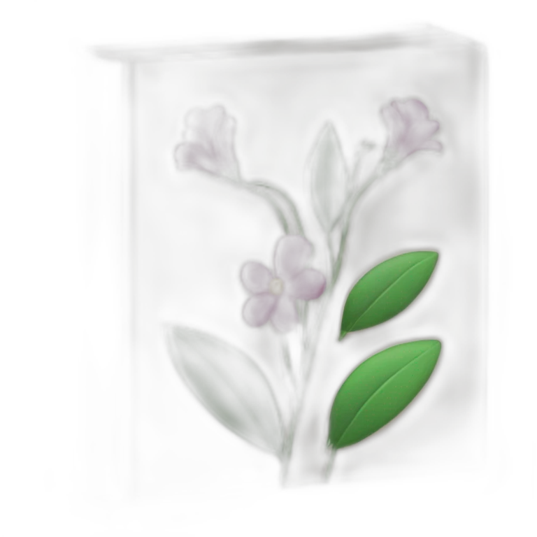 book without flower design in the cover emoji