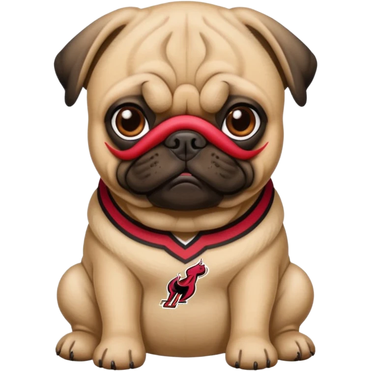miami heat logo pug dog emoji