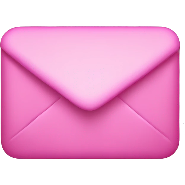 Pink email emoji