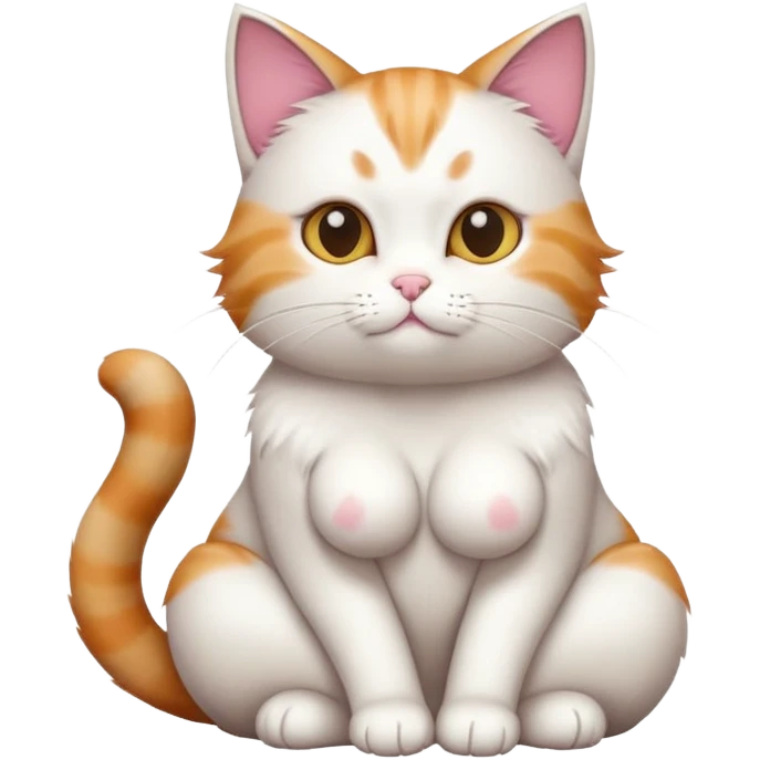 Cat with boobs emoji