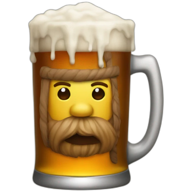 Viking drink beer emoji