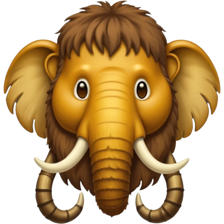mamut elephant wearing necklace emoji