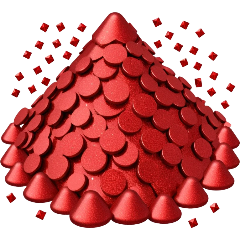 red glitter dead emoji