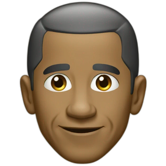 obama showing L emoji