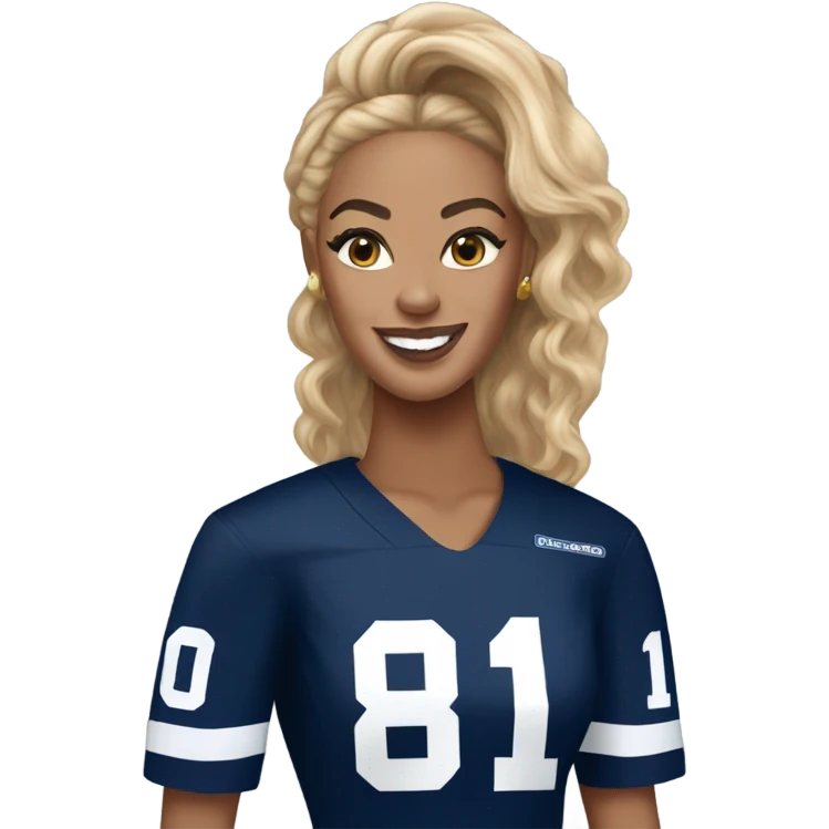 beyoncé penn state jersey emoji