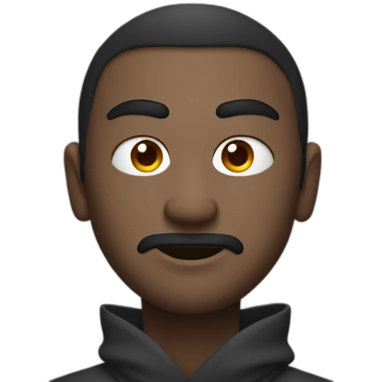 man with ninja eyes emoji