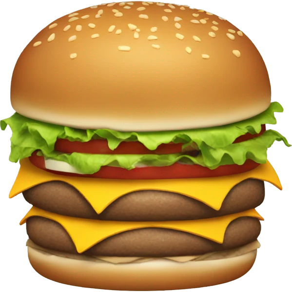 Burger with arms and legs emoji