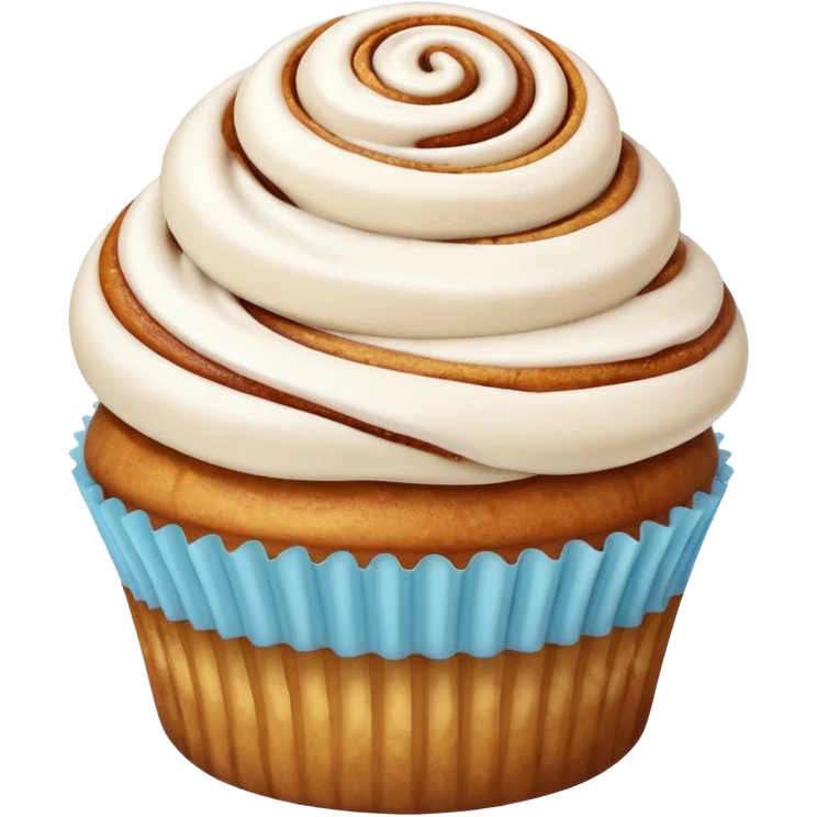cinnamon roll cupcake emoji