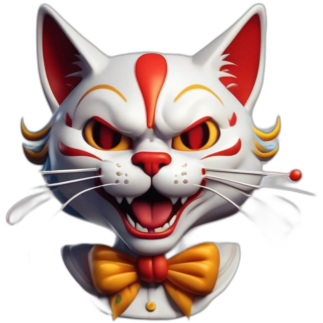 Gato y payaso  emoji