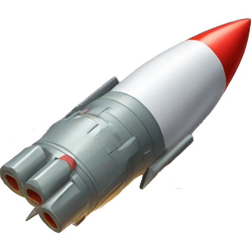 Missile souris isometric emoji