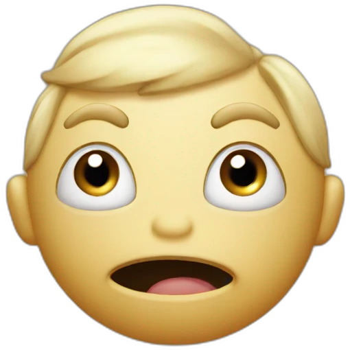 Tiny loose fart emoji