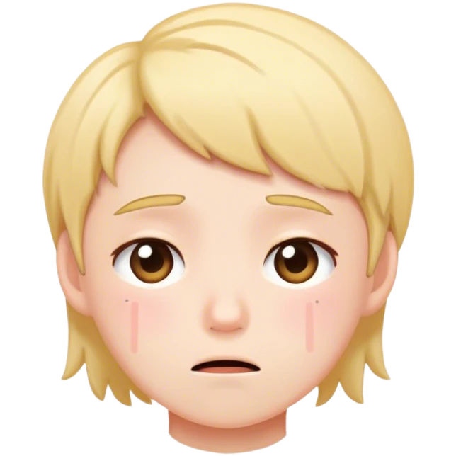 Flustered (with the kawaii lines) emoji