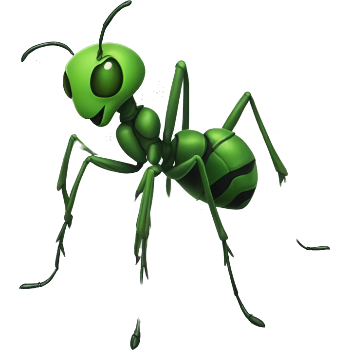 green ant but make it look like :ant: from discord pc emoji