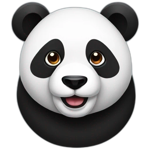 black friday panda emoji