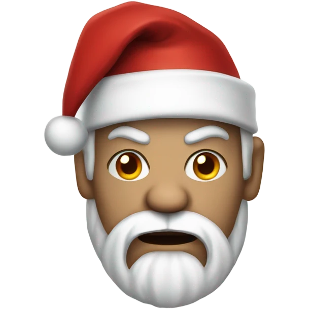 evil santa emoji