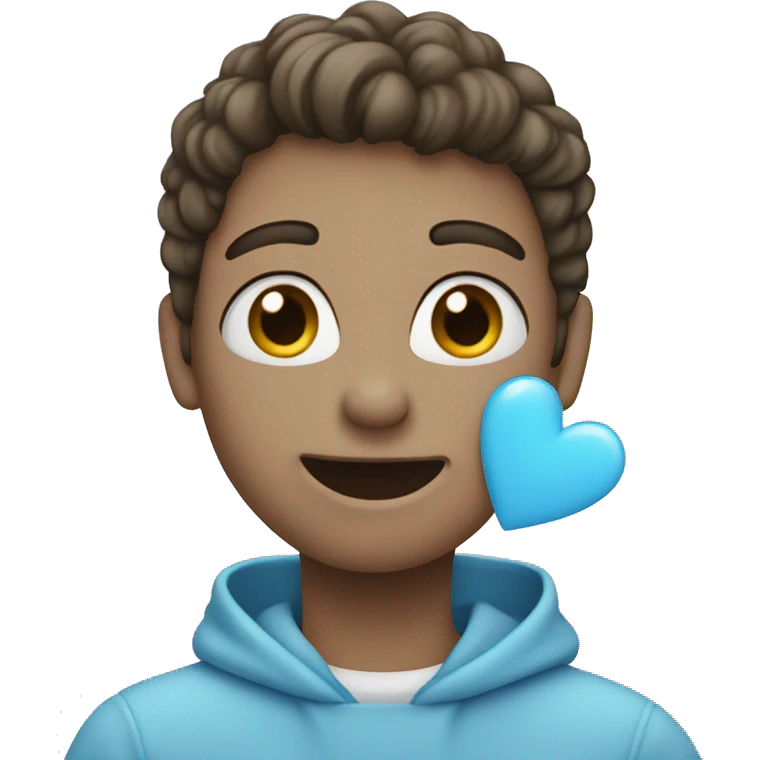 sky blue heart emoji