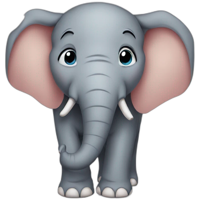 sad elephant emoji