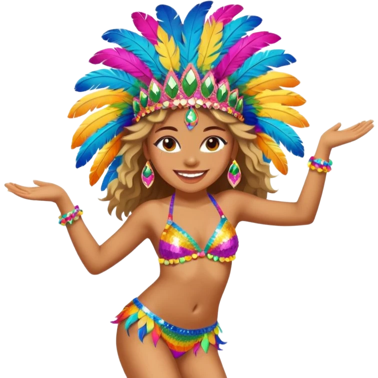 Ragazza che balla la samba  emoji