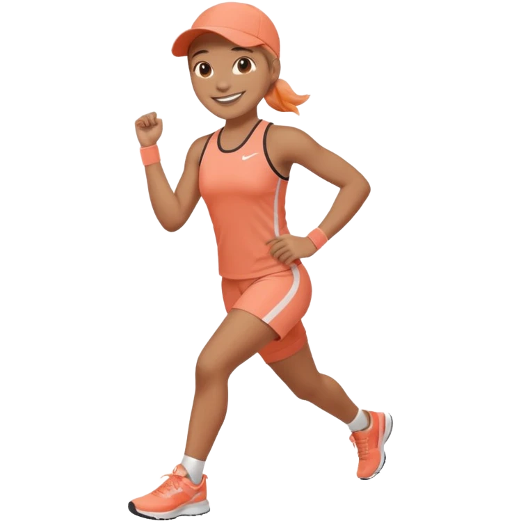 Exercícios cor roupa salmão  emoji