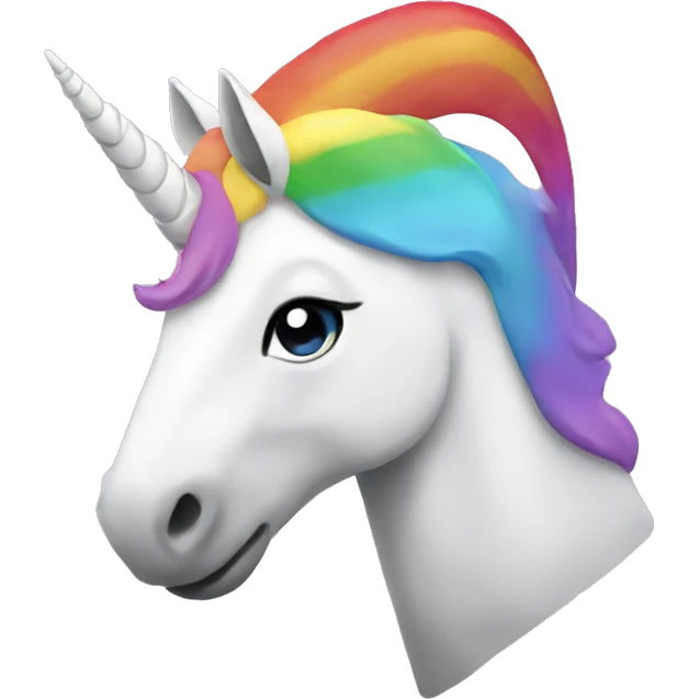 Unicorn with rainbow beanie emoji
