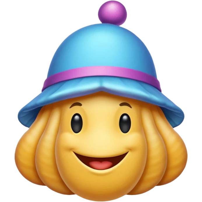 Musical clam celebrate emoji
