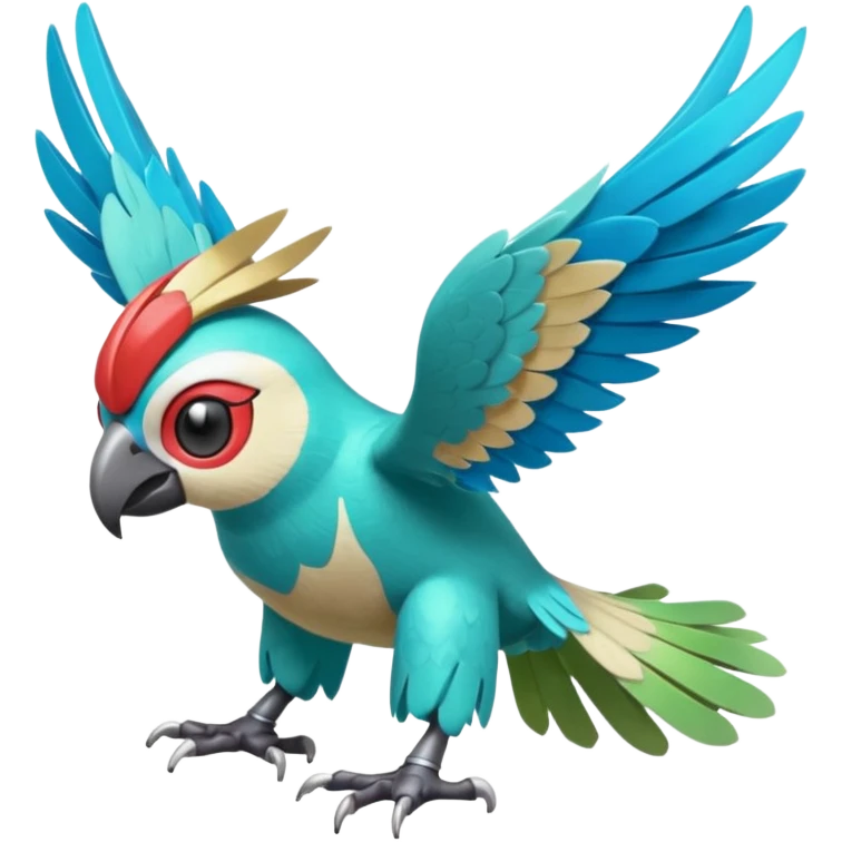 Meloetta-Hawlucha-Swablu-Trico-Pokémon-Fakémon-fusion-hybrid-creature emoji