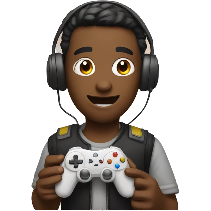 Playing videogames emoji