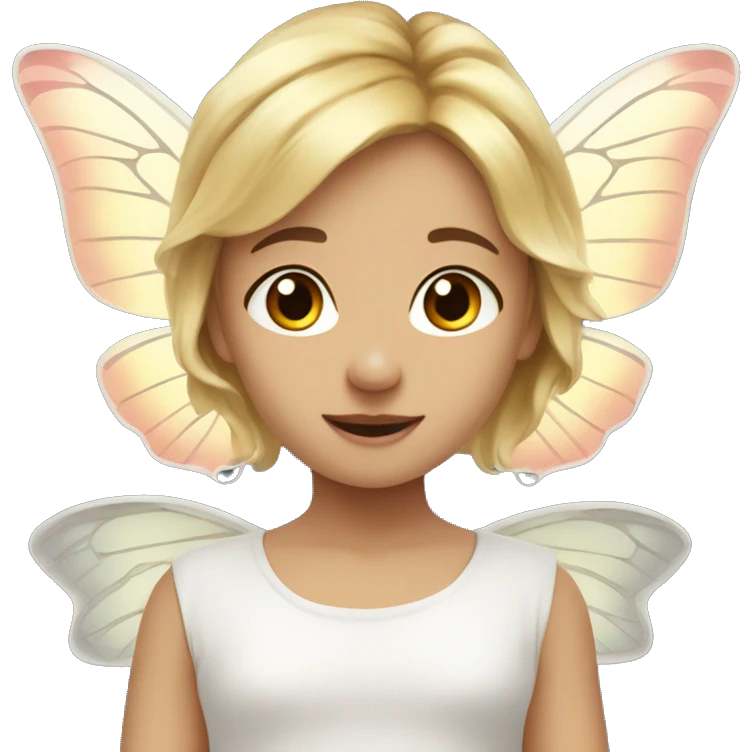 ￼angelic butterfly  emoji
