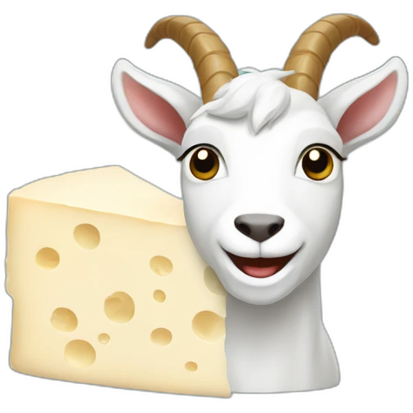 Goat cheese emoji
