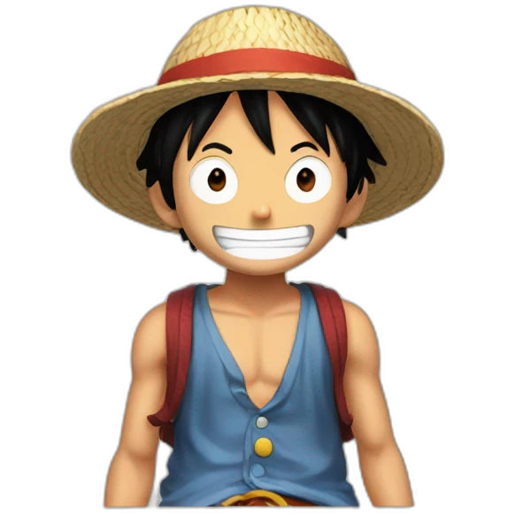 Luffy qui rigole  emoji