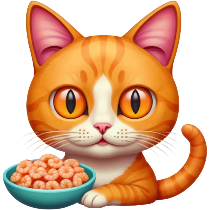Trippi troppi shrimp cat emoji