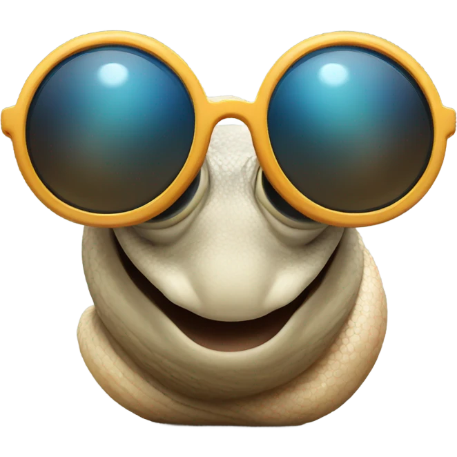 Snail with sunglasses emoji