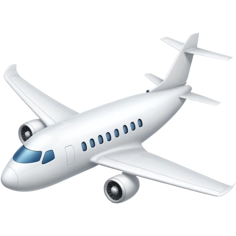 white airplane emoji