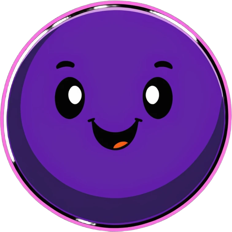 aura ball with a warm smile emoji