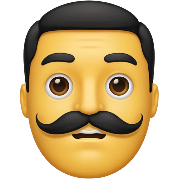 mustache emoji emoji