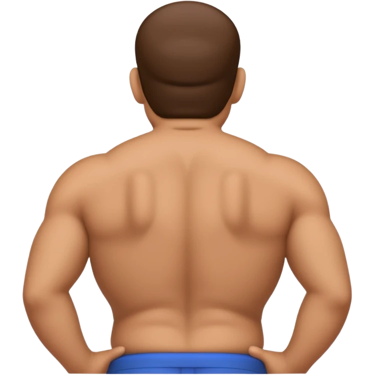 back view of mario with huge buttcheeks out  emoji