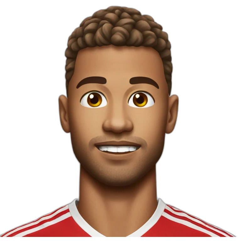 bayern münchen player running big head emoji