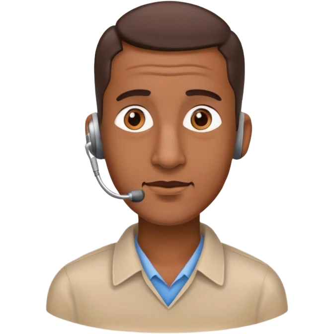 a man hearing impairment emoji