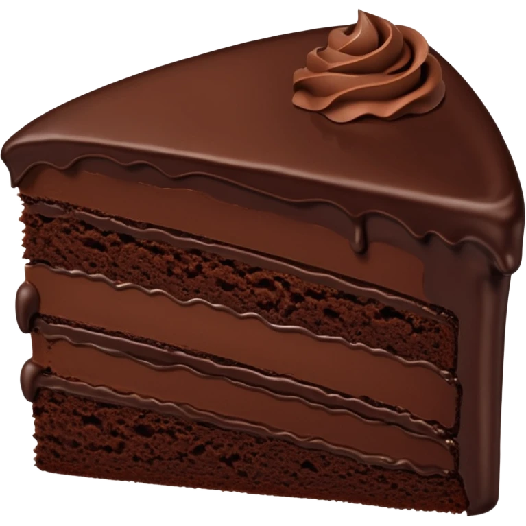 Chocolate cake emoji