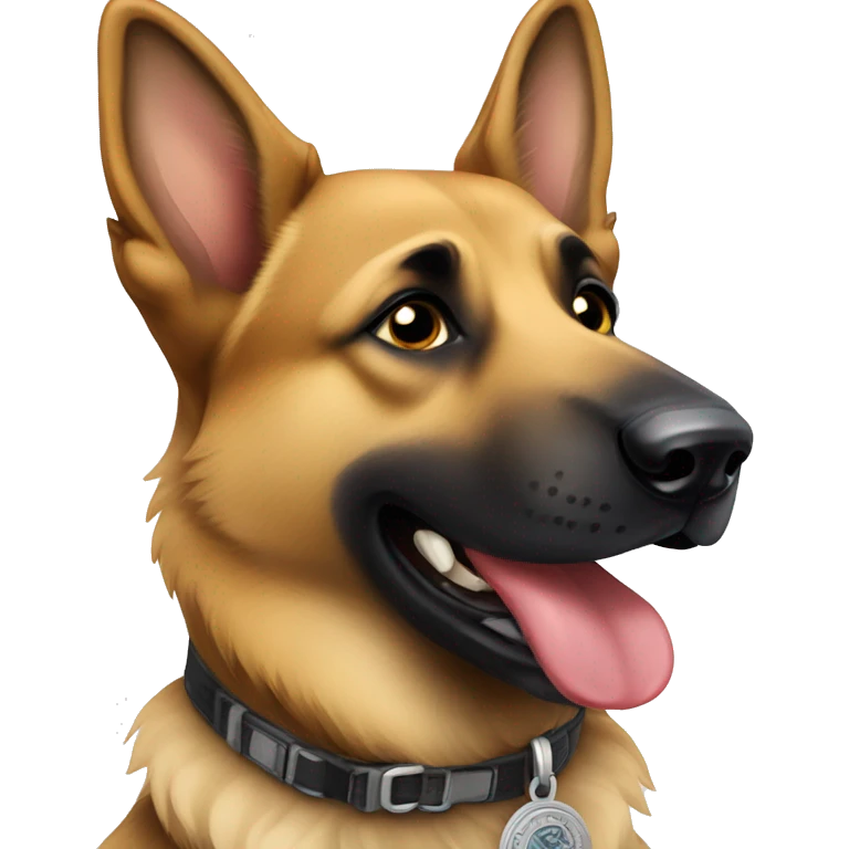 German shepherd service dog emoji