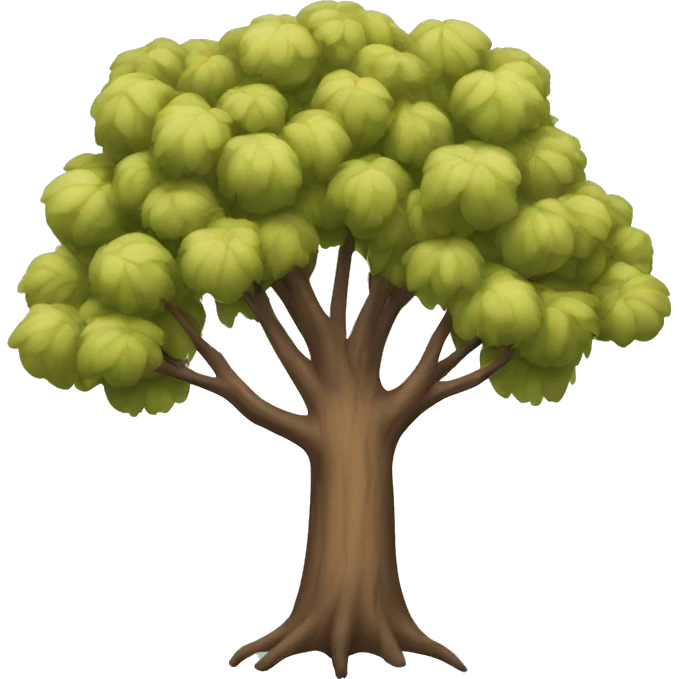 a tree without leaves emoji