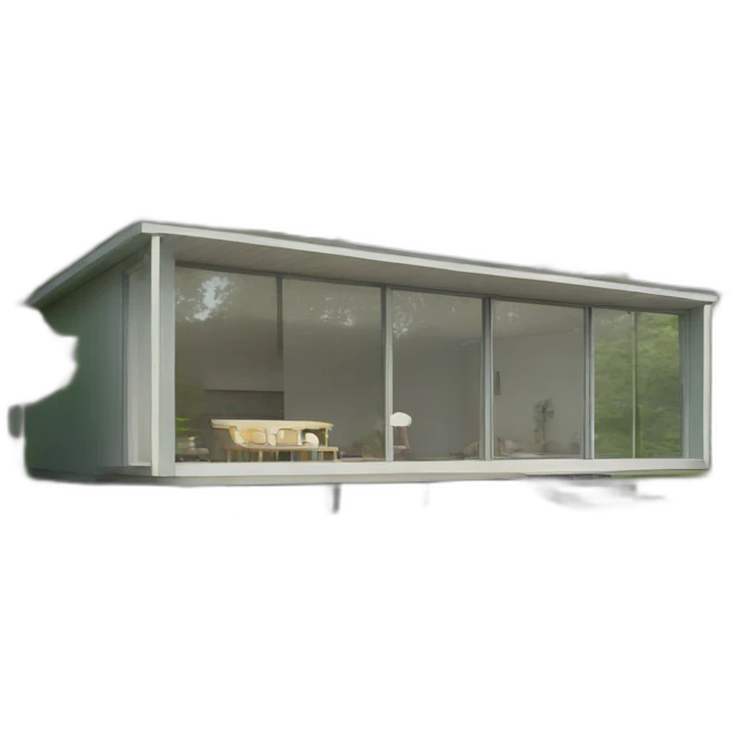 scandinavian modern architecture summer house front emoji